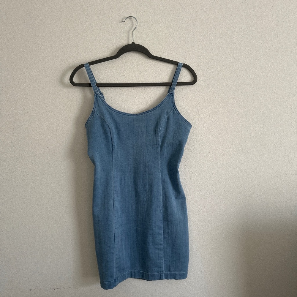 Short jean dress